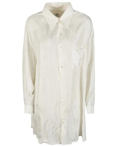 MM6 by Maison Martin Margiela Shirt Dresses - White