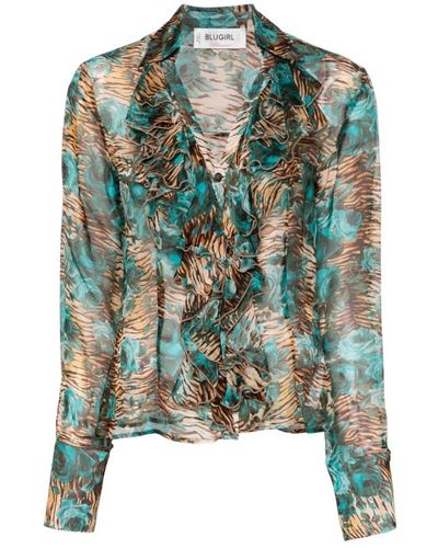 Blugirl Blumarine Blouses & shirts > blouses - Vert