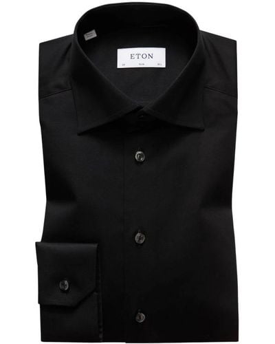 Eton Formal Shirts - Black