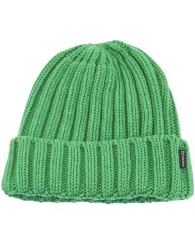 Woolrich Cappello in maglia con logo - Verde