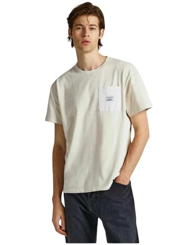 Pepe Jeans Tops > t-shirts - Gris