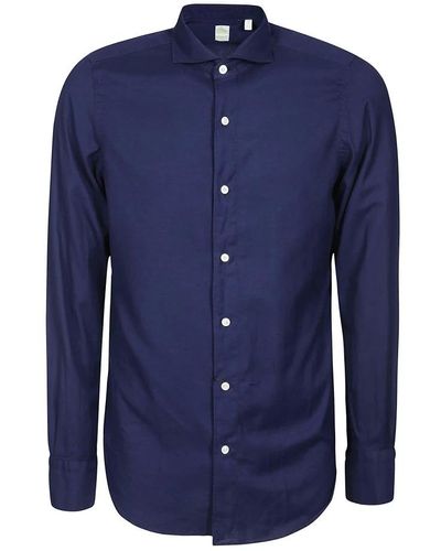 Finamore 1925 Casual Shirts - Blue