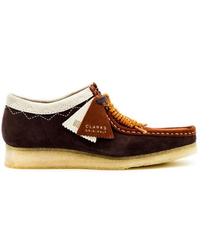 Clarks Wallabee Sportschuhe - Braun