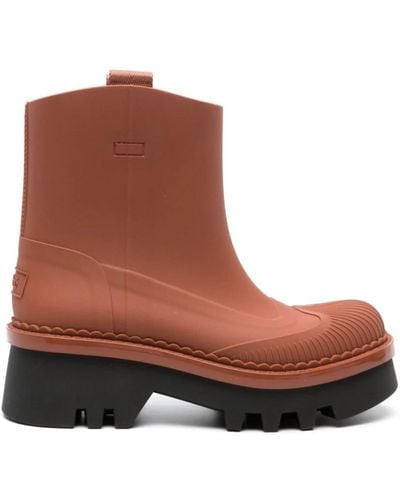 Chloé Rain Boots - Brown