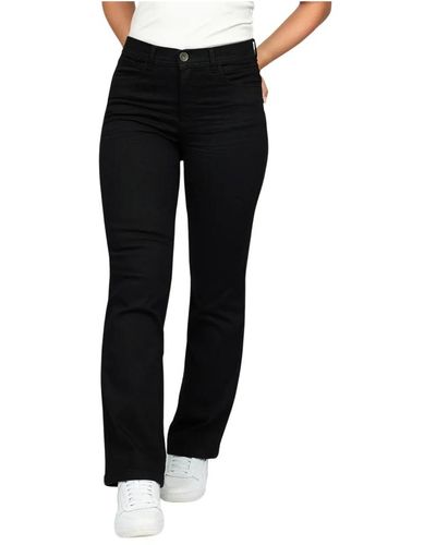 2-Biz Schicke towson jeans mit weiten beinen - Schwarz