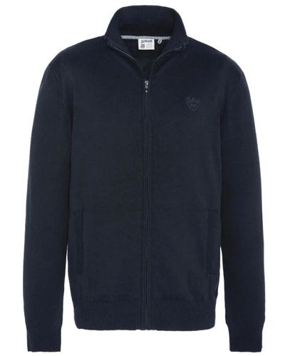 Schott Nyc Sweatshirts & hoodies > zip-throughs - Bleu