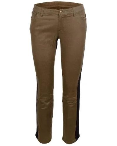 Louis Vuitton Vintage jeans in cotone marrone louis vuitton - Neutro