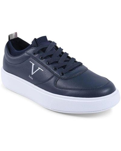 19V69 Italia by Versace Shoes > sneakers - Bleu