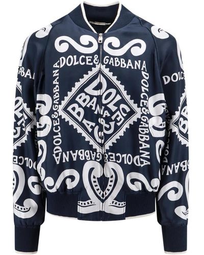 Dolce & Gabbana Coats - Blue