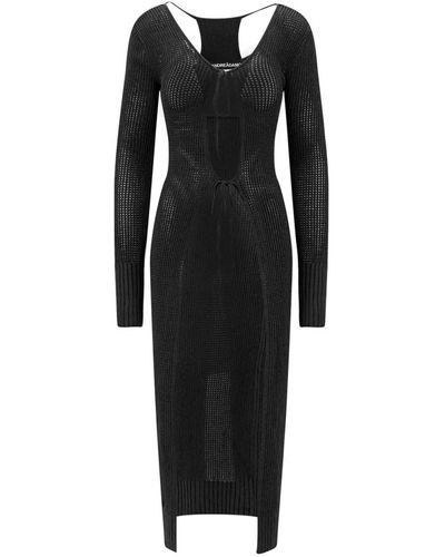 ANDREA ADAMO Knitted dresses - Negro