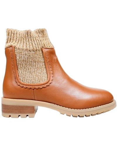 Chloé Chelsea Boots - Brown