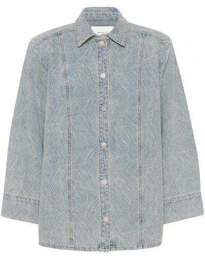 Gestuz Denim Shirts - Blue