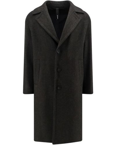 Hevò Coats > single-breasted coats - Noir