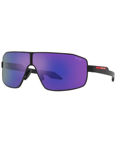Prada Sunglasses,matte black/dark green sonnenbrille ps 54ys - Grün