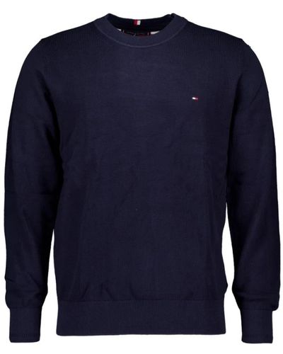 Tommy Hilfiger Round-Neck Knitwear - Blue