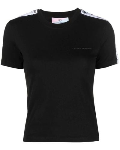 Chiara Ferragni T-Shirts - Black