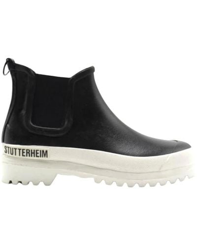 Stutterheim Chelsea Boots - Black