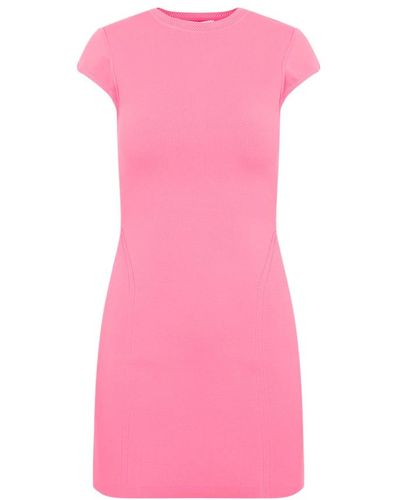Victoria Beckham Rosa cap sleeve mini kleid - Pink