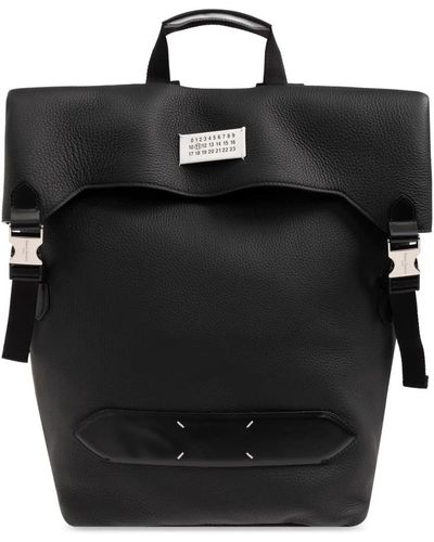 Maison Margiela Rucksack mit logo - Schwarz