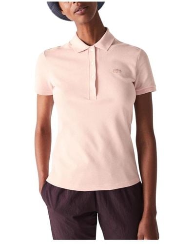 Lacoste Polo Shirts - Pink