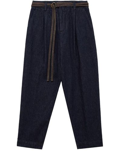 Roy Rogers Pantalone chino denim - Blu