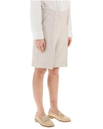 Agnona Shorts > casual shorts - Blanc