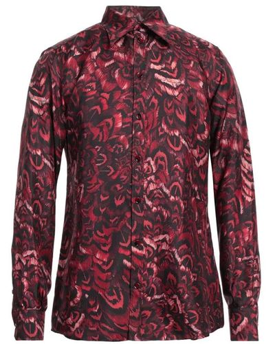 Dolce & Gabbana Seiden iconic hemd - hergestellt in italien - Rot