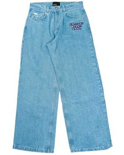 Rassvet (PACCBET) Pantaloni baggy in cotone - Blu