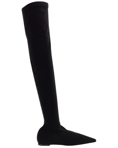 Dolce & Gabbana Over-Knee Boots - Black