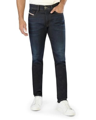 DIESEL Slim-fit Herren Jeans mit Logo-Details - Blau