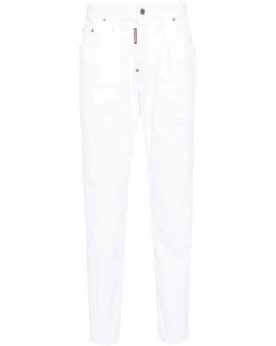 DSquared² Weiße hose ss24,jeans