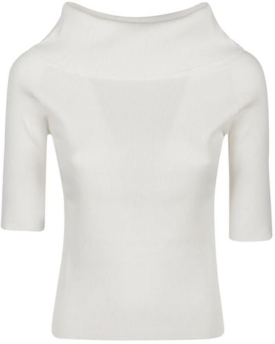 Snobby Sheep Knitwear > turtlenecks - Blanc