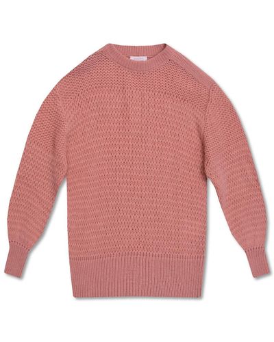 See By Chloé Sweater with puff sleeves - Rosa