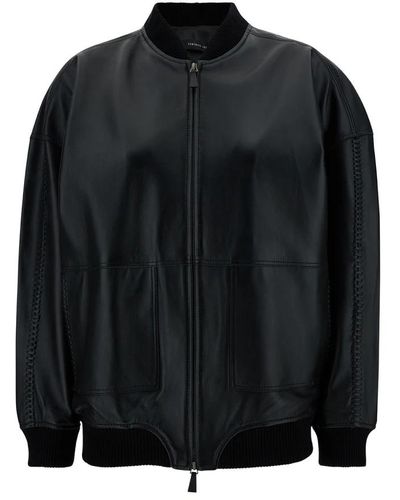 FEDERICA TOSI Jackets > bomber jackets - Noir