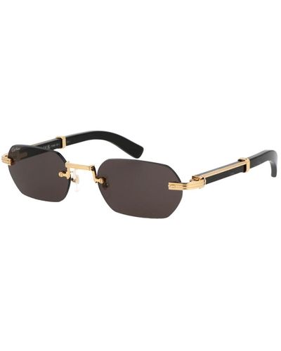 Cartier Stylische sonnenbrille ct0362s - Gelb