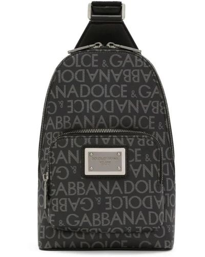 Dolce & Gabbana Borsello con piastra del logo - Nero
