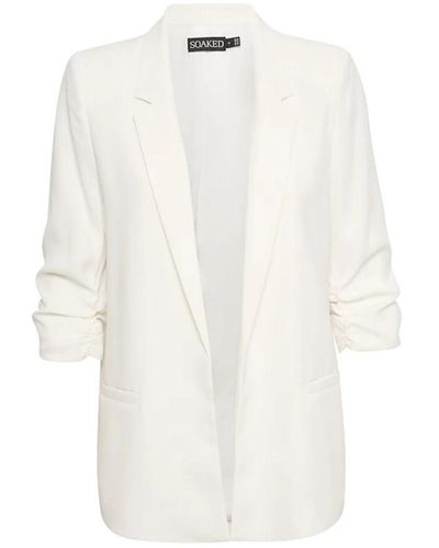 Soaked In Luxury Blazers - White