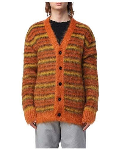 Marni Fuzzy-wuzzy cardigan: stilvoll und bequem - Orange