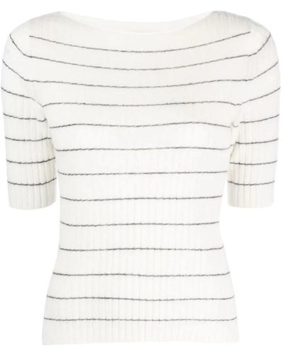 Vince Round-Neck Knitwear - White