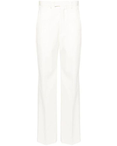 MM6 by Maison Martin Margiela Straight trousers - Blanco