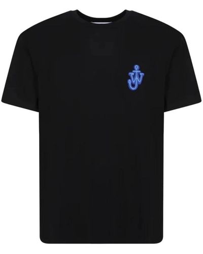 JW Anderson Tops > t-shirts - Noir
