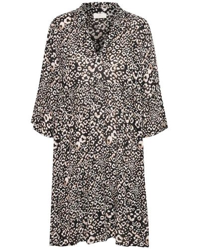 Kaffe Shirt dresses - Gris