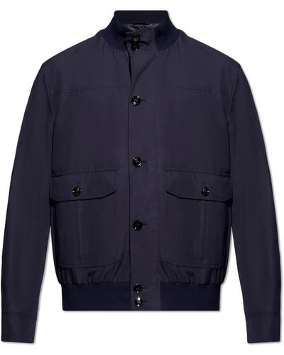 Brioni Jackets > bomber jackets - Bleu