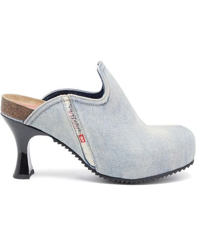 DIESEL Shoes > heels > heeled mules - Gris