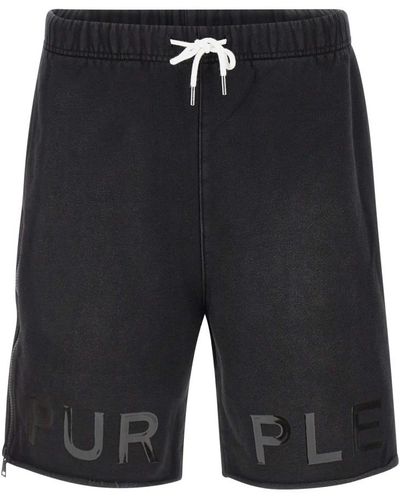 Purple Brand Shorts > casual shorts - Noir