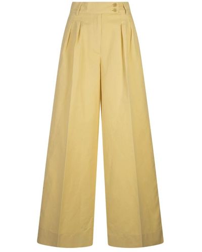 Aspesi Wide trousers - Gelb
