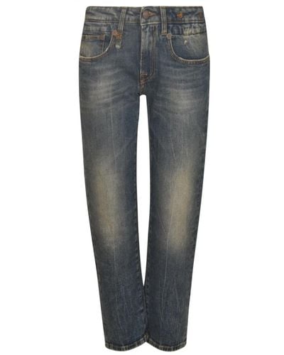 R13 Jeans > slim-fit jeans - Gris