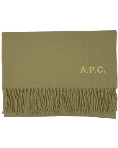 A.P.C. Accessories > scarves > winter scarves - Vert