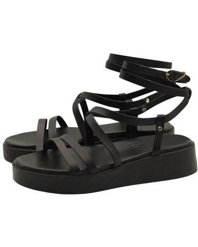 Ancient Greek Sandals Flat Sandals - Black