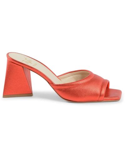 19V69 Italia by Versace Shoes > heels > heeled mules - Rouge